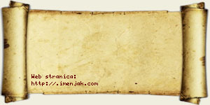 Anastasija Vujinović vizit kartica